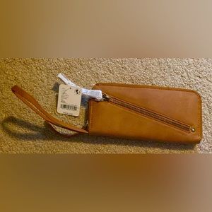 Brand New! Free People Distressed Vegan Wallet